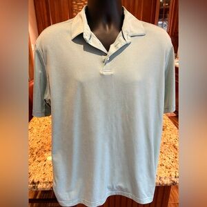 johnnie-O Light Blue Polo Shirt